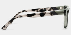 Henry Rectangle Gray Green Glasses