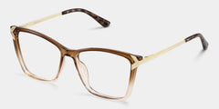 Mia Square Brown Glasses