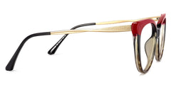 Marcus Cateye Red Glasses