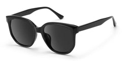 Mirage Geometric Black Sunglasses