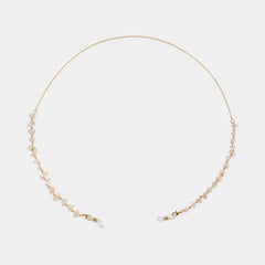 Stylish Pink Stone Eyeglasses Chains