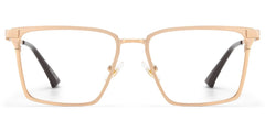 Finn Rectangle Gold Glasses