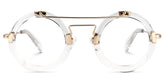Martis Round Clear Glasses