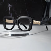 Yary Square Black Glasses