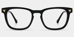 Heather Square Black Glasses