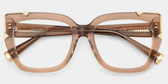 Dax Square Beige Glasses