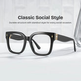Scicluna Square Black Glasses