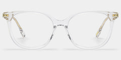 Daisy Round Clear Glasses