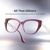 Alma Butterfly Brown Glasses