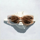 Rosie Clear Brown Butterfly Sunglasses