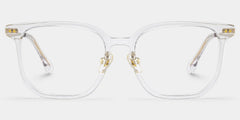 Eve Rectangle Clear Glasses