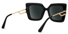 Poutine Square Black Glasses