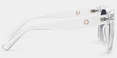 Ebony Square Clear Glasses