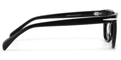 Rocco Rectangle Black Frame Polarized Sunglasses