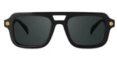 Ismail Aviator Black Glasses