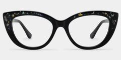 Elora Cat-eye Black Glasses