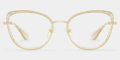 Celine Cat-eye Gold Glasses