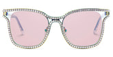 Shine Square Iridescent Sunglasses
