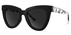 Yaser Cateye Black Sunglasses