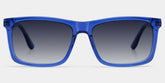 Morgan Rectangle Blue Glasses