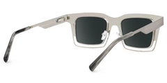 Evan Rectangle Silver Glasses