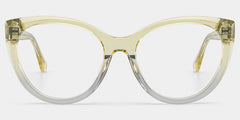 Kiera Cat-eye Green Glasses