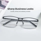 Graniela Rectangle Black Glasses