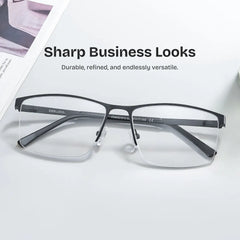 Graniela Rectangle Black Glasses