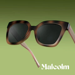 Malcolm Square Burnt Umber Sunglasses