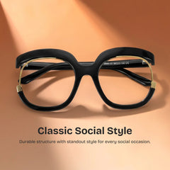 Darice Round Black Glasses