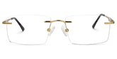 Cetina Rectangle Gold Glasses