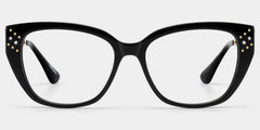 Alma Butterfly Black Glasses