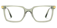Goveo Rectangle Green Glasses