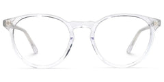 Kasey Round Clear Glasses
