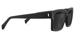 Amadeo Rectangle Black Sunglasses
