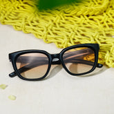 Lyric Rectangle Black Polarized Sunglasses