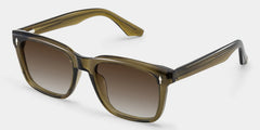Fletcher Rectangle Brown Glasses