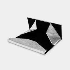 Silver Portable Glasses Storage Bag