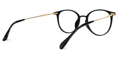 Judsy Round Black Glasses