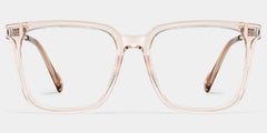 Zeyna Square Beige Glasses