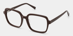 Kenneth Dark Brown Square Glasses