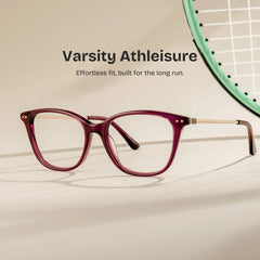 Finch Red Rectangle Glasses