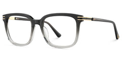 Kenny Square Gray-Clear Glasses