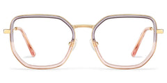 Levi Geometric Grey Pink Glasses