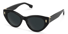 Azura Black Cat Eye Polarized Sunglasses