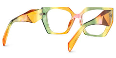 Sileidy Geometric Multicolor Glasses