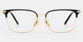 Maxwell Browline Black Glasses