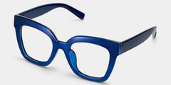 Malcolm Square Blue Glasses