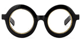 Calhoun Round Black Glasses