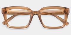 Marley Beige Rectangle Glasses